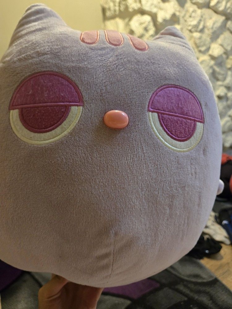 Purple cat plush