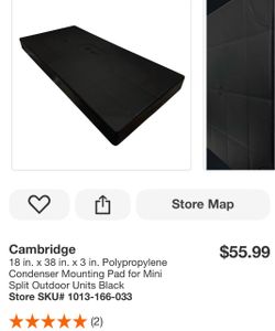 Cambridge Mini Split Condenser Mounting Pad