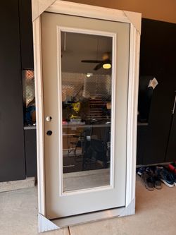 36” Steel Entrance Door w/Full Glass