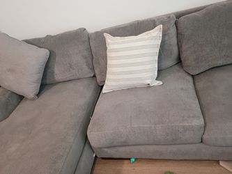 Grey sectional couches