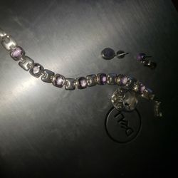 Sterling Silver With Diamonds 