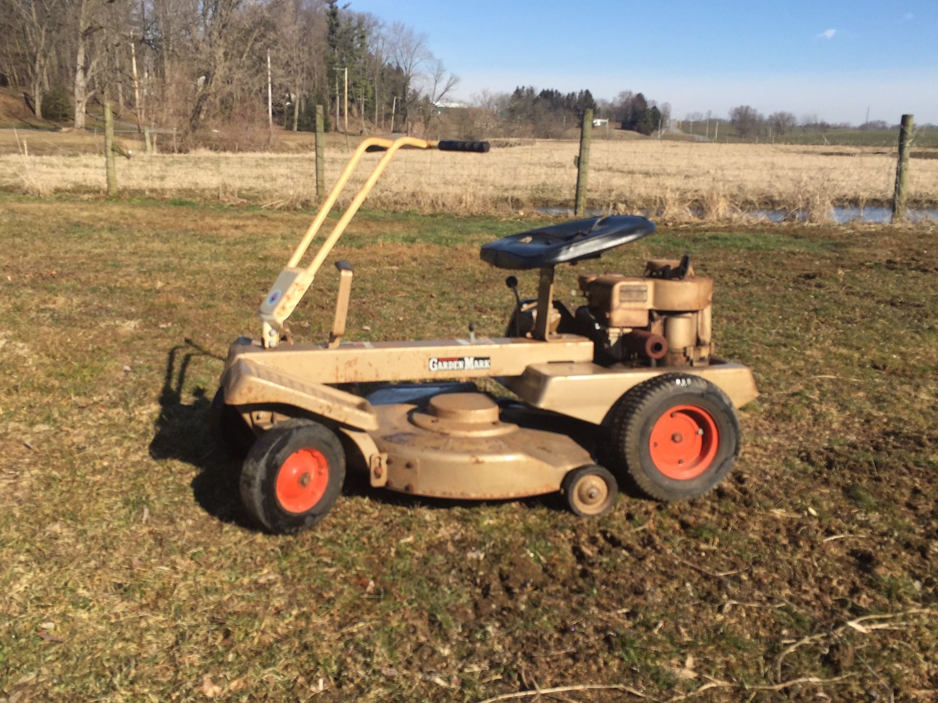 Vintage 1961 Montgomery Wards Riding Mower