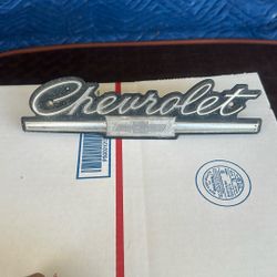 Used Chevy Grill Emblem For A 66 Chevy Impala Or Caprice For ($50)