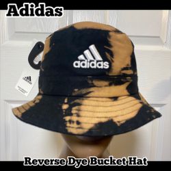 adidas Reverse Dye Bucket Hat - Black/brown New One Size! 