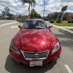 2012 Lexus IS250 - Burgundy (Matador Red)