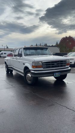 **RARE FIND 1993 Ford F-350 XLT Crew Cab 7.3L IDI Diesel Dually — 51,840 Original Miles**