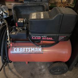 Craftsman 4.5 HP 20 Gallon Oil-Free Air Compressor