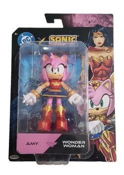 Jakks Pacific Sonic the Hedgehog DC AMY AS WONDER WOMAN 5" Figure NEW 2025