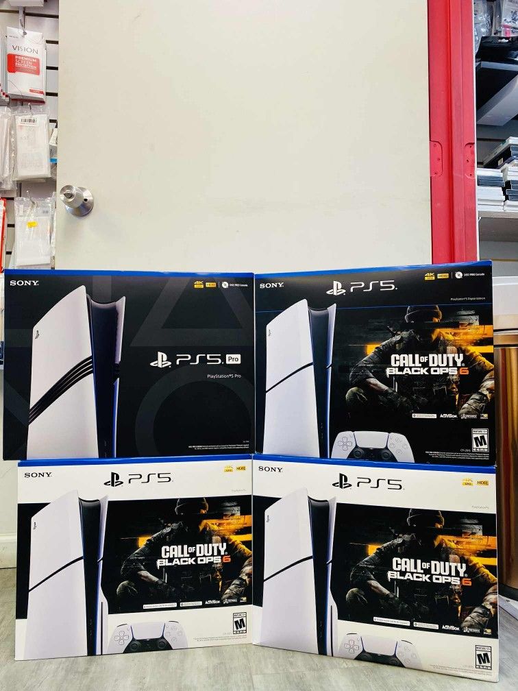 PS5 PRO & DISC & DIGITAL BLACK OPS 6 BRAND NEW BUNDLE - ON PAYMENTS WITH JUST $50 DOWN - FAST APPROVAL EASY PAYMENTS HURRY UP WEEKEND SPECIAL OFFER
