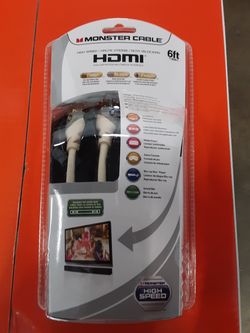 NEW 6ft HDMI Cable. Monster Cable