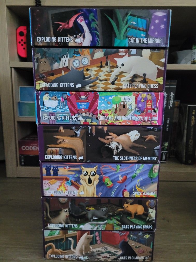 Exploding Kittens Puzzles 500 & 1000 Pieces