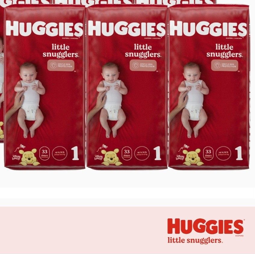 Huggies Size 1 (4 packs)