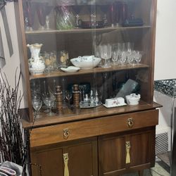Basic Witz Mid Century Modern Hutch - Mint Condition 