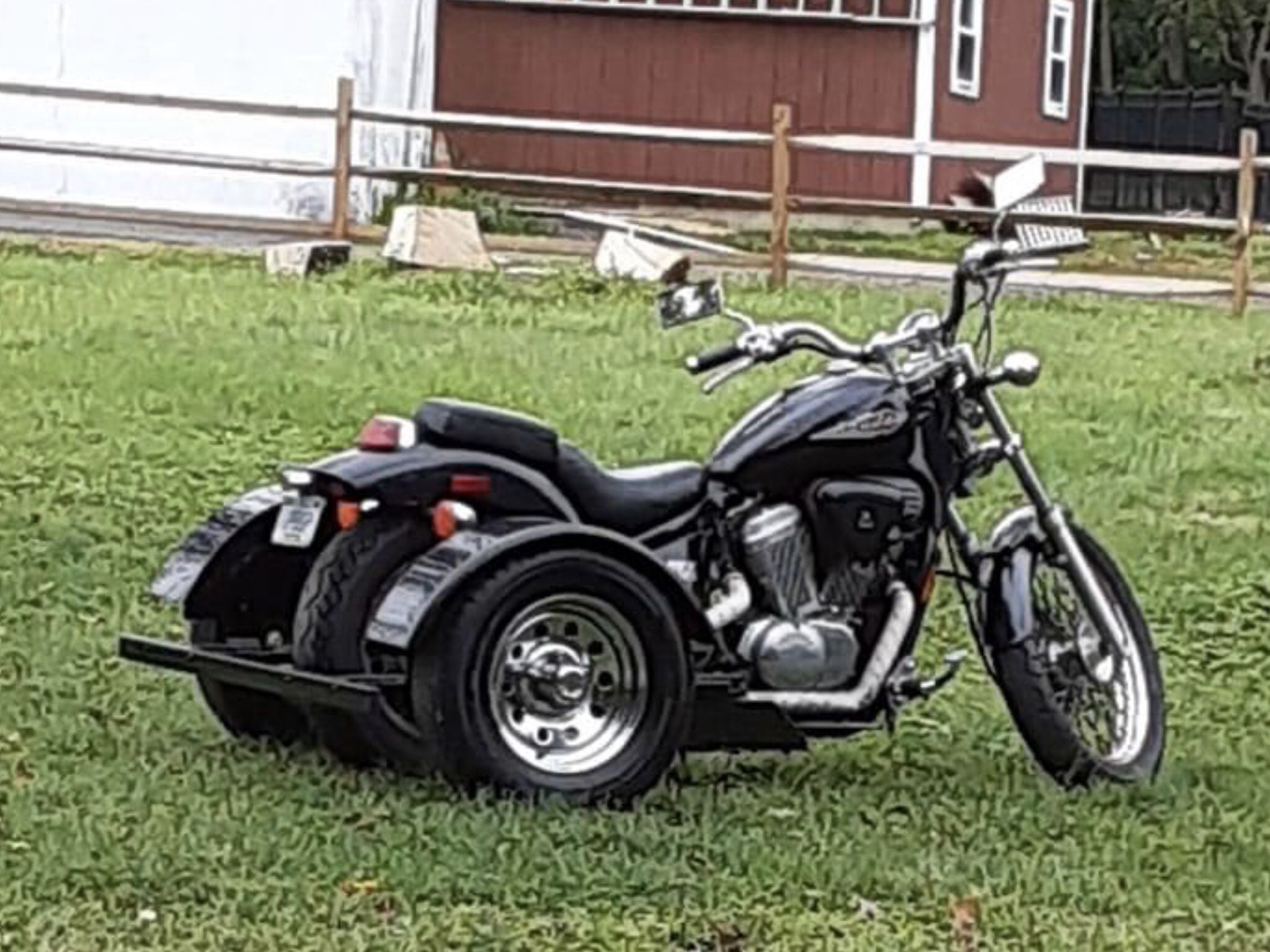 Honda shadow sale trike