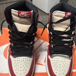 Jordan 1 Lost And Found Size 6m Read Description 