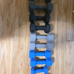 Neoprene Dumbell Multiple Weights