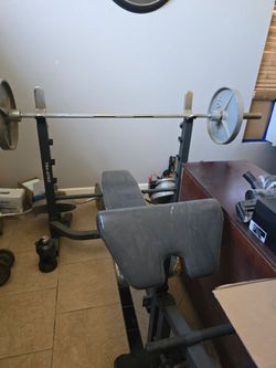 Weight bench set