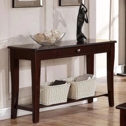 Wood Console Table 