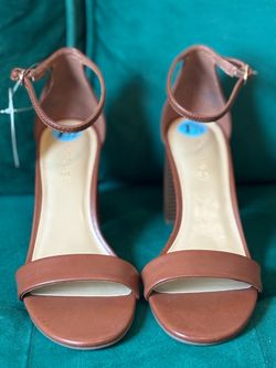 Nine West Ankle Strap Block Heel Sandals