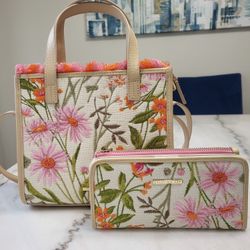 Spartina 449 Handbag And Wallet Set