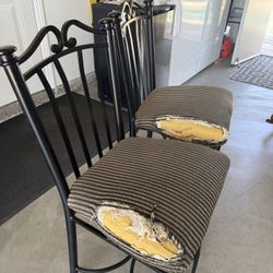 Counter Stools $5 Each    The Frame Is In Perfect Condition But The Cushions Need To Be Replaced 