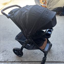 Chicco Bravo Primo Stroller And Evenflo Pivot Wagon