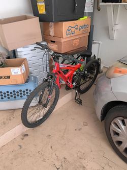 Red bike from Walmart
