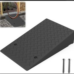 RC ramp made of Rubber Threshold 7.09 Inch Rise with Non-Slip Surface, Ramp weight 32Lbs (1PCS)