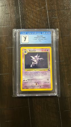 1999 Haunter Fossil Unlimited Holo 6/62 CGC 7 Near Mint Pokemon Card
