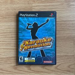 PS2 Karaoke Revolution Video Game