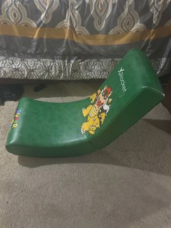 X Rocker Super Mario Bowser Gaming Floor Chair