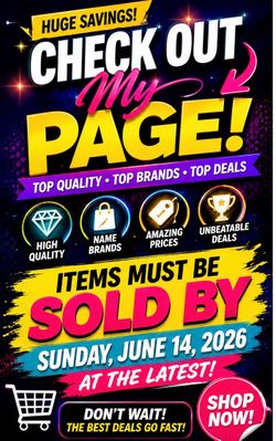 Deadline Sale: Everything Must Be Sold by Sunday, June 14!