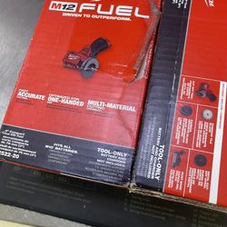 Brand New Milwaukeee M12 Fuel 3” Compact Cut Off Tool