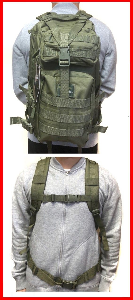 Brand NEW! Olive Green Tactical Molle Backpack For Everyday Use/Traveling/Sports/Hiking/Work/Biking/Hunting/Fishing/Camping/Outdoors $25