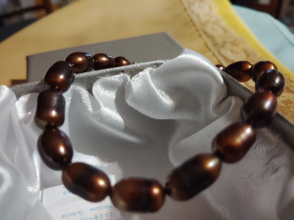 ๐ THIS IS A FIERY 7.5 INCH LONG , STERLING BRACELET. SOLID STERLING SILVER, GOLDEN BROWN HUED STERLING SILVER BRACELET, HAS OVAL 7X9 MM., LARGE, GO