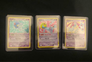 Pokemon Azelf Uxie Mespirit Holo Rare Mysterious Treasures