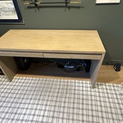 Pottery Barn white oak desk