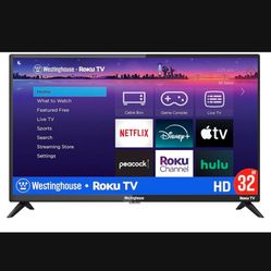 Westinghouse Roku TV - 32 Inch Smart Television, 720P LED HD with Wi-Fi Connectivity and Mobile App, Flat Screen Compatible with Apple Home Kit, Alexa