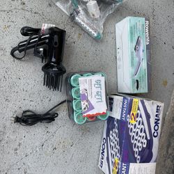 Hair Accessories And Steamer, Used Condition All For $35 OBO.