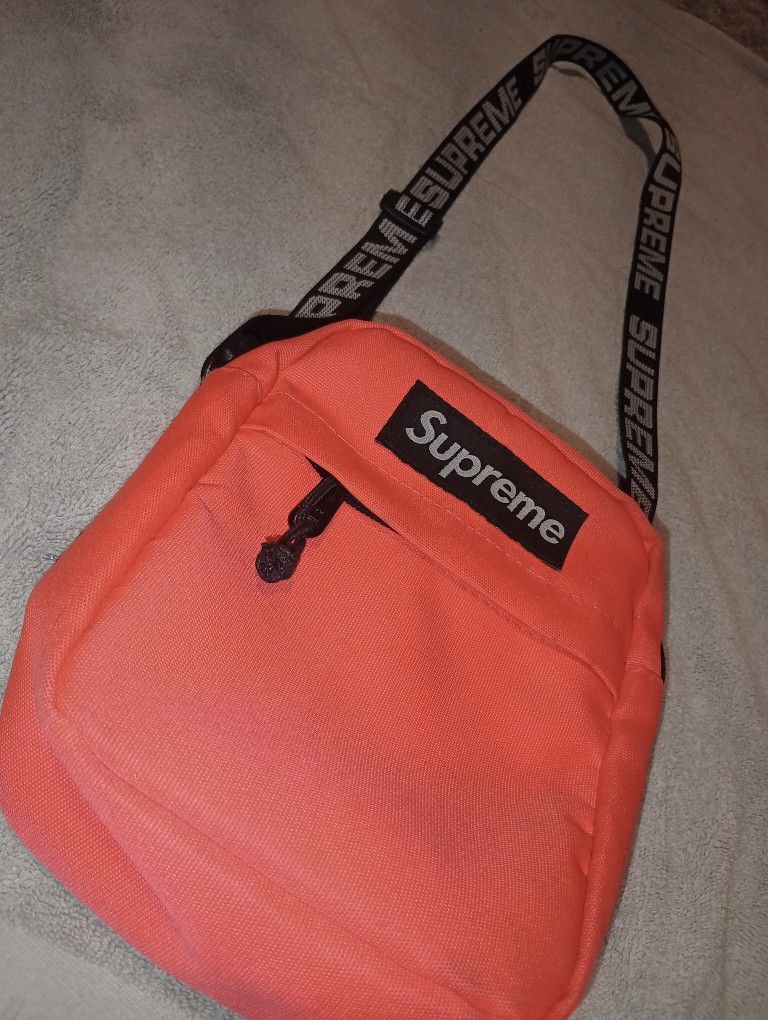 Supreme SS18 Pink/Orange Crossbody Bag/Fanny Pack/Shoulder bag