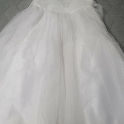 White Dress Size 10