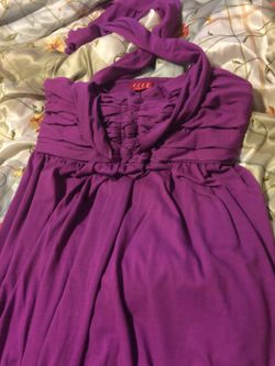 Summer dress with a over the neck tie