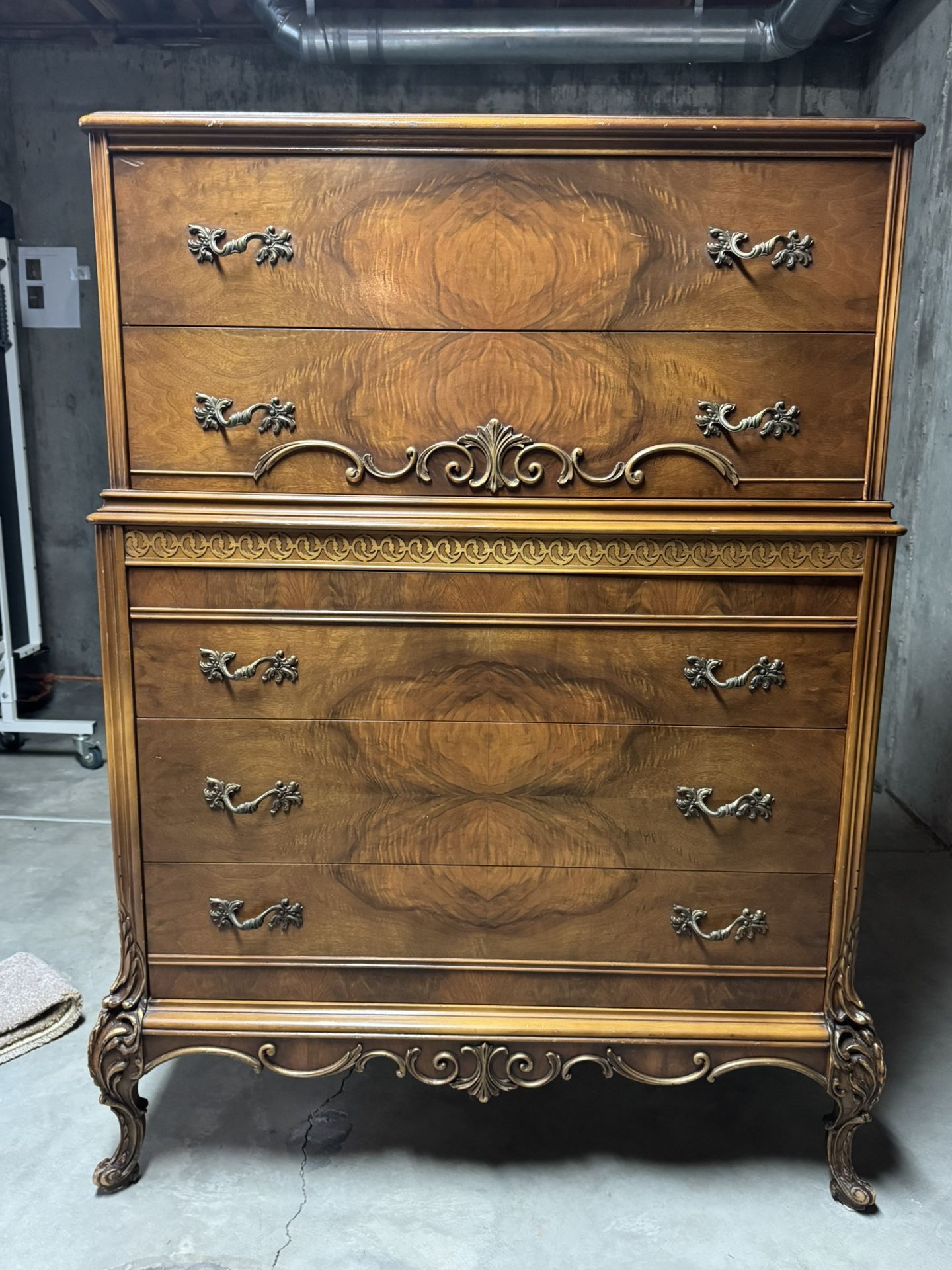Louis XV Bedroom Set Make Offer Full Size bed 