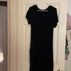 Mid Black Casual Dress