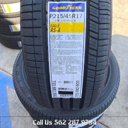 215/45r17 GOODYEAR New Tires Installed and Balanced
