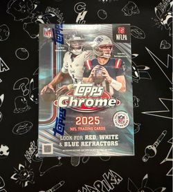 TOPPS Chrome Football 2025 Value Box
