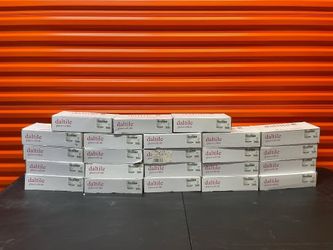 23 NEW Boxes Daltile White Glass Subway Tile 3x6