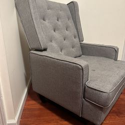 King Headboard And Matching Chair