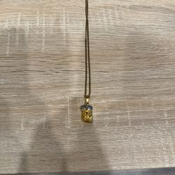 2-Tone Jesus Pendant Chain