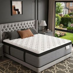 CAL KING 14” Hybrid-Cooling Gel Memory Foam + Individual Pocket Springs California King $300 FIRM